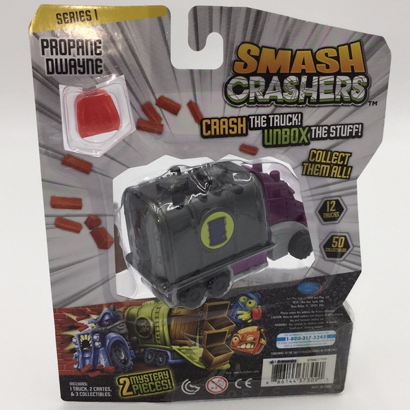Smash Crashers Propane Dwayne Mystery Crash the Truck Unbox the Stuff - Picture 6 of 12